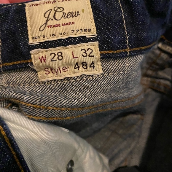 𝅺j. Crew Selvage Dark Blue  Japanese kaihara denim size 28 - Picture 3 of 5